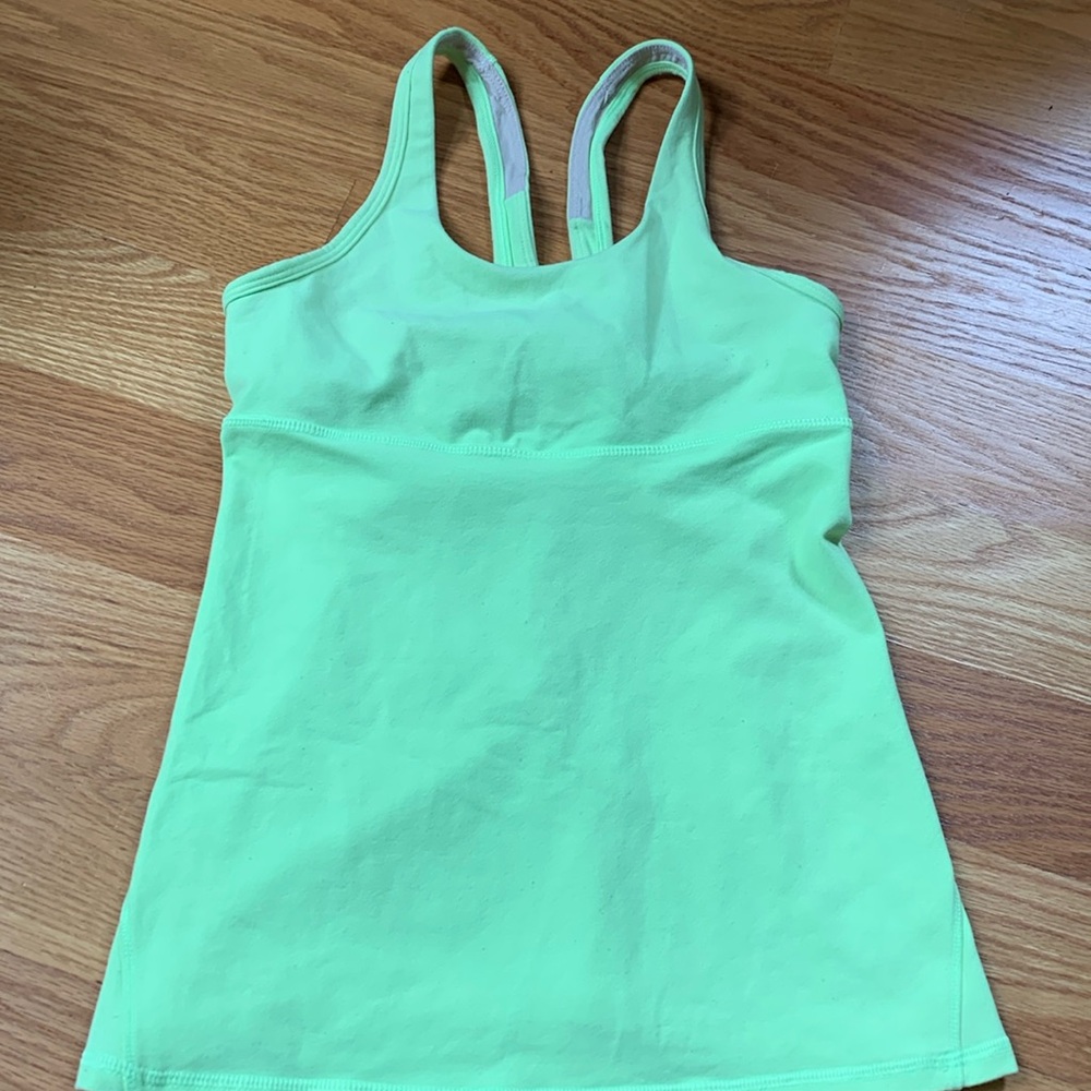 Lululemon Bright Green Tank